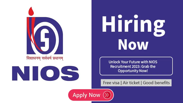 Unlock Your Future with NIOS Recruitment 2023